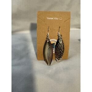 Custom Blade Earrings – Sterling Silver Hooks – Handmade